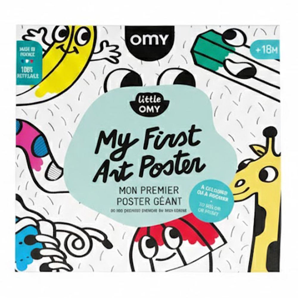 OMY Boyama Posteri- My First Art Poster
